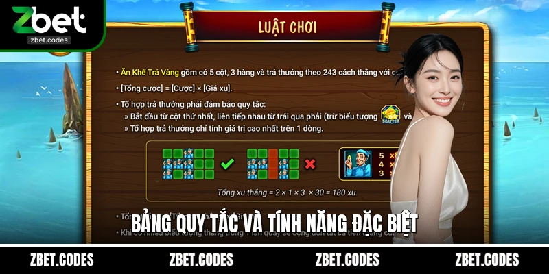 Ăn Khế Trả Vàng ZBET – Slot Lấy Cảm Hứng Từ Cổ Tích Việt 3 Bảng quy tắc và tính năng đặc biệt
