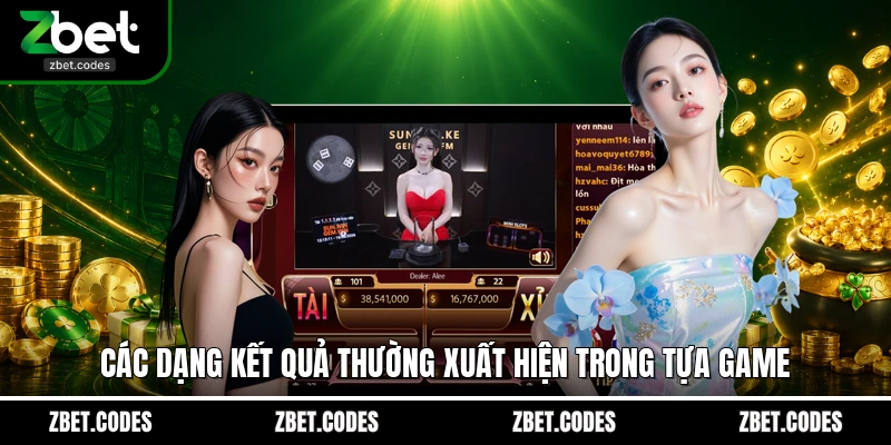 Xóc Đĩa - Hé Lộ Cách Vận Hành Và Sức Hút Khó Chối Từ 3 Các dạng kết quả thường xuất hiện trong tựa game