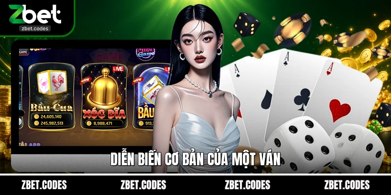 Xóc Đĩa - Hé Lộ Cách Vận Hành Và Sức Hút Khó Chối Từ 4 Diễn biến cơ bản của một ván