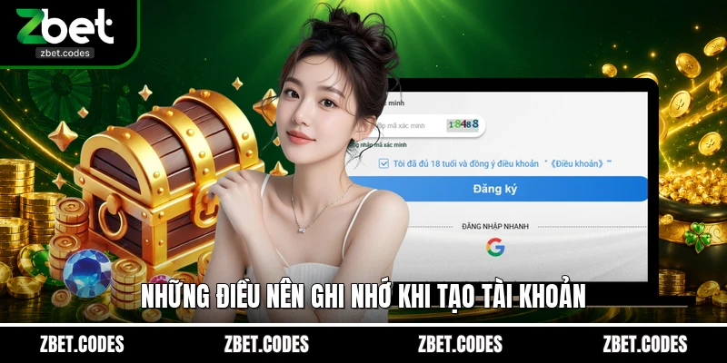 Đăng Ký ZBET - Trải Nghiệm Thế Giới Cá Cược Đẳng Cấp 4 Những điều nên ghi nhớ khi tạo tài khoản