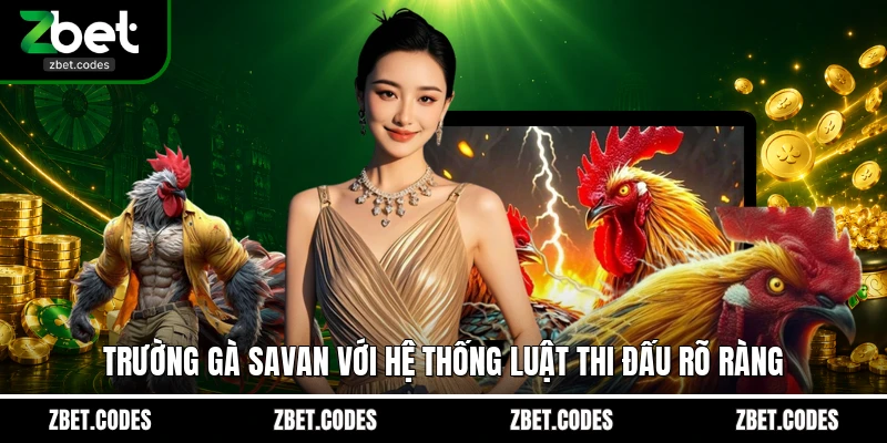 Trường Gà Savan: Thánh Địa Cá Cược Đá Gà Đỉnh Cao 2026 4 Trường gà Savan với hệ thống luật thi đấu rõ ràng